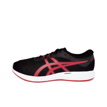 Asics Patriot 11 Wear-Resistant Low-Top Running Shoes Men's Black Red