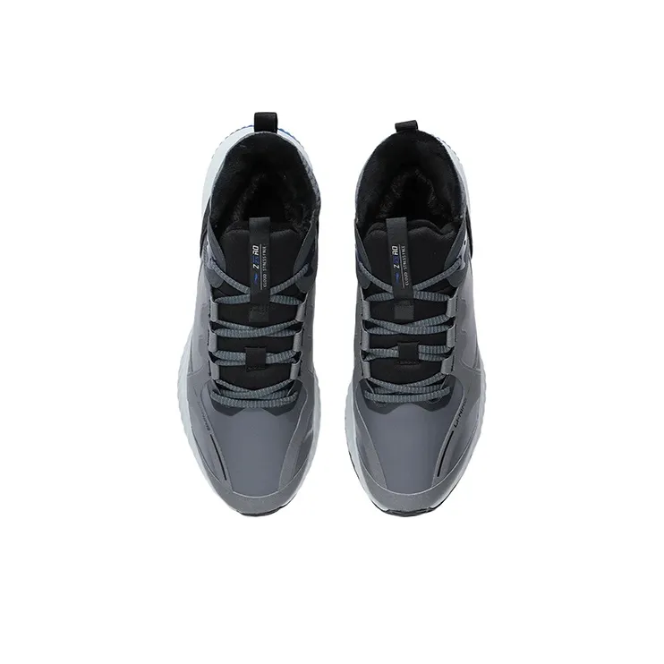 LiNing Soft Zero WNTR Zero WNTR Cushioning Rebound Low Top Casual Shoes Men's Gray-2