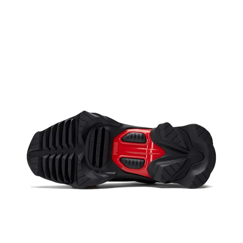 PUMA Nitefo Cushioning Anti-Slip And Wear-Resistant Low-Top Running Shoes Men's Black-4