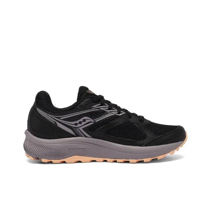 Saucony Cohesion 14 Low-Top Running Shoes Women's Black Orange-1