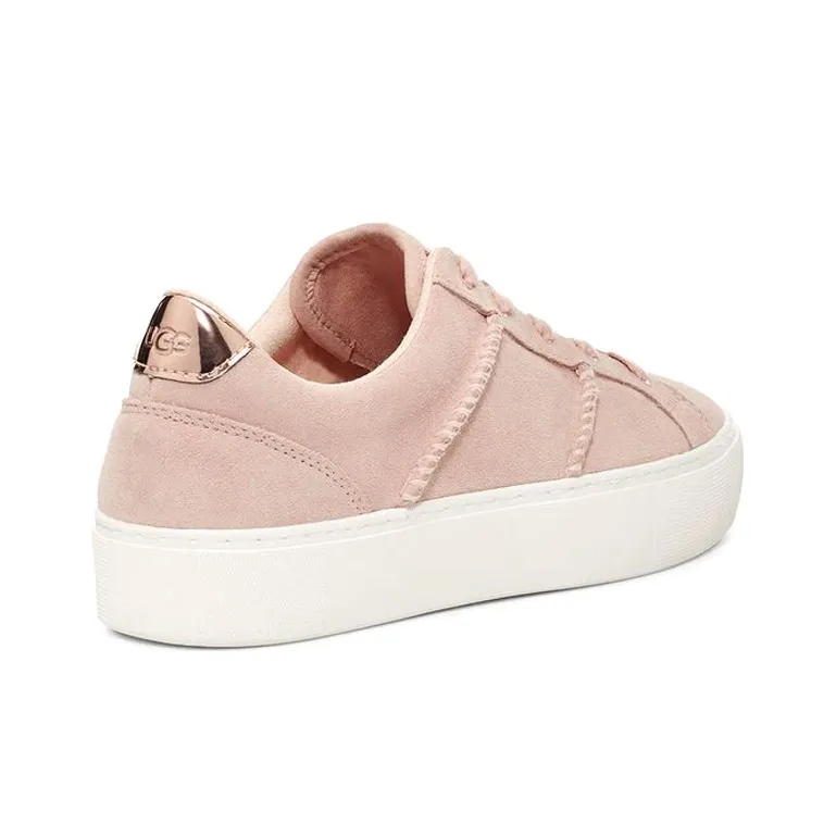 UGG Skateboard Shoes Women's Low-Top Light Pink/White-4