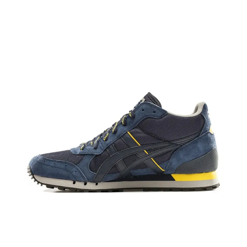 Onitsuka Tiger Colorado Eighty Five Running Shoes Unisex Mid Top Blue/Yellow-0