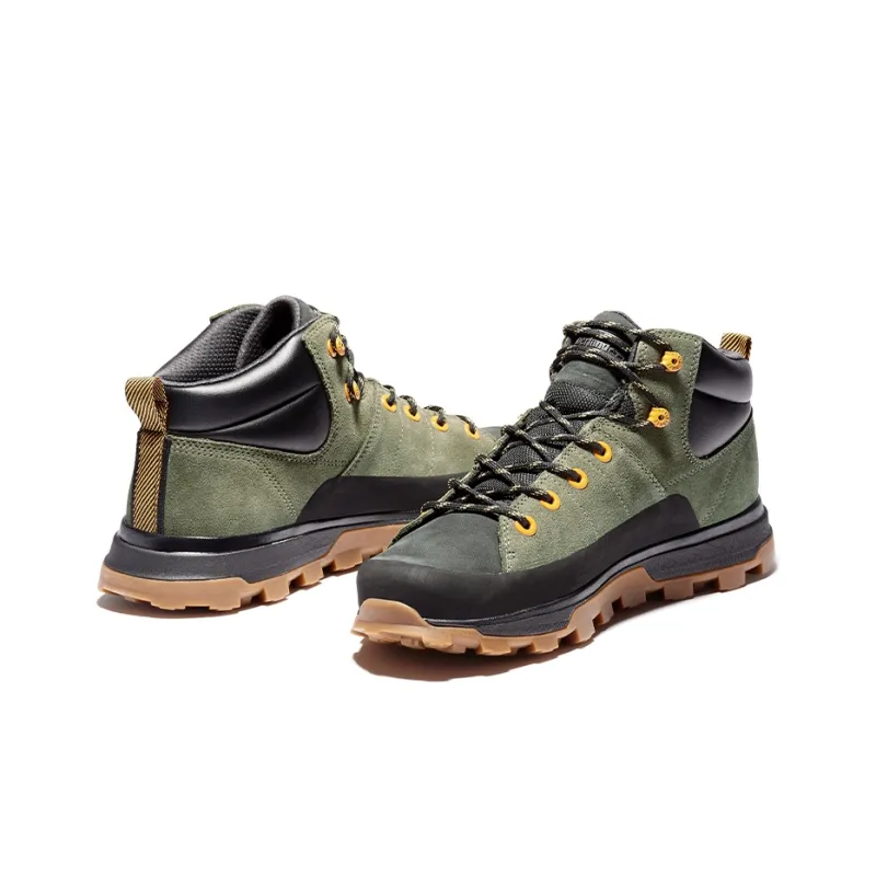 Timberland Treeline Hiking / Trekking Shoes Men Mid-Top Black/Green-1