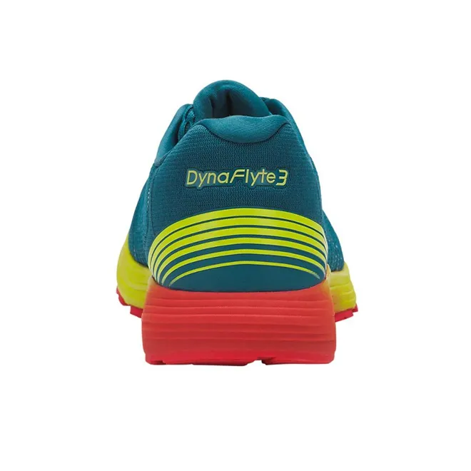 Asics Dynaflyte 3 Running Shoes Men Low Top Green/Yellow-2