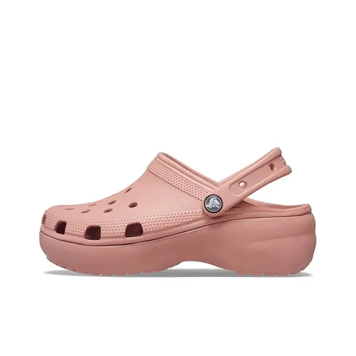 Crocs Classic Platform Clog Clogs 5.5cm Women's Cameo Brown
