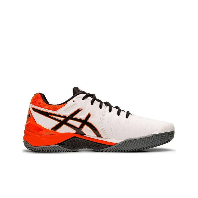 Asics Gel-Resolution 7 Running Shoes Men Low-Top White/Orange-1