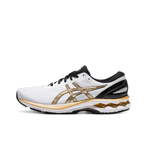 Asics Gel-Kayano 27 Running Shoes Men Low-Top White/Black