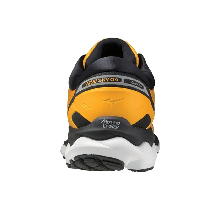 Mizuno Sky Running Shoes Unisex Low Top Black/Yellow-3