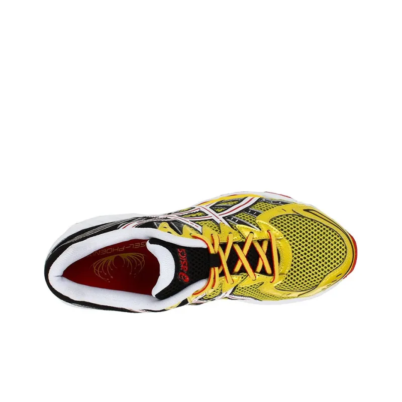 Asics Gel-phoenix 9 Wear-Resistant Low-Top Running Shoes Men's Yellow Black-3
