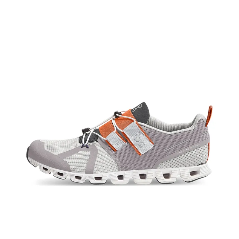 On Cloud Nexus Running Shoes Women's Low Top Zinc Gray/Matte Red-0