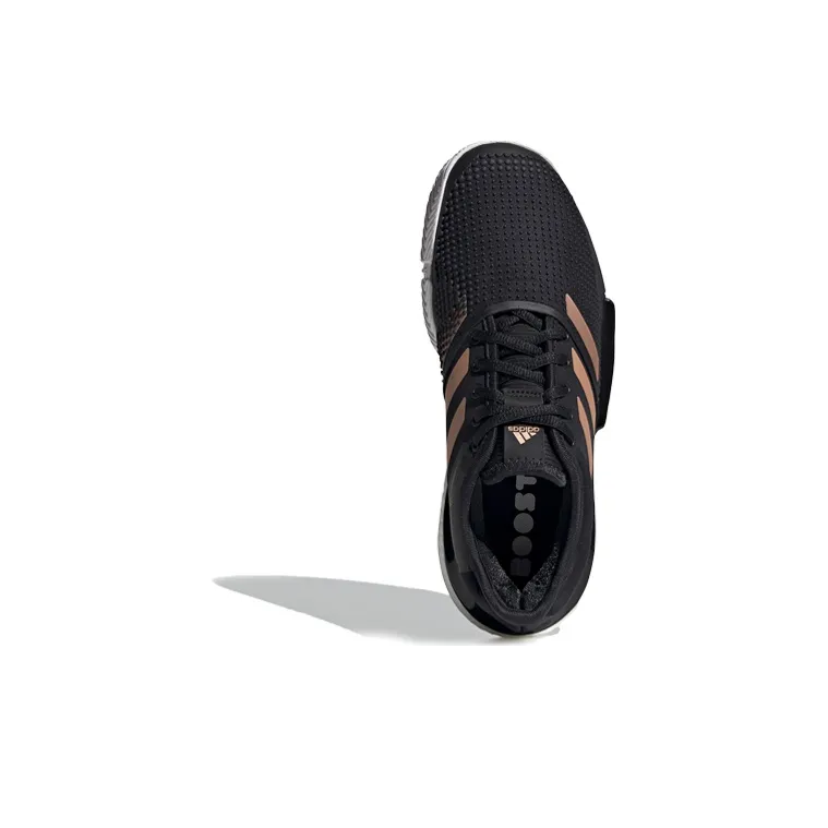 Adidas SoleCourt 'Black Copper Metallic' Women's-3