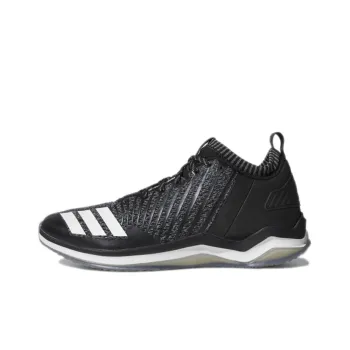 Adidas Icon Trainer Wear-Resistant Slip-Resistant Mid-Top Running Shoes Men's Black White