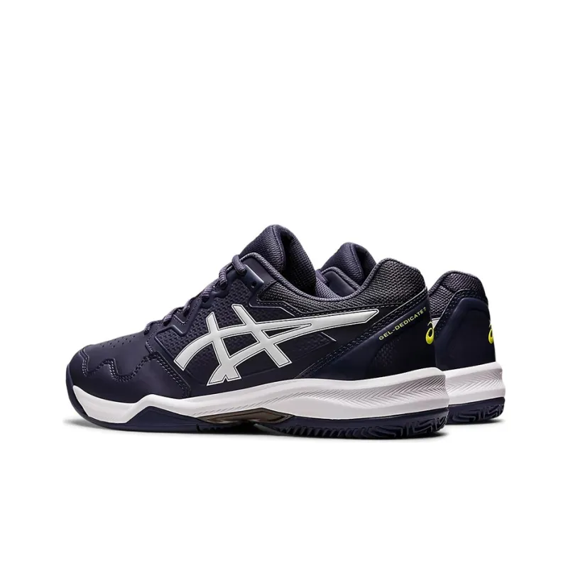 Asics Gel Dedicate 7 Clay Low Top Tennis Shoes Men's Indigo-3