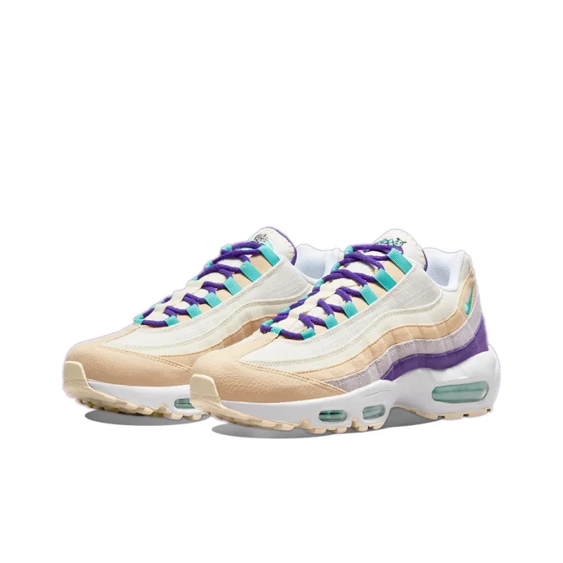 Nike Air Max 95 Air Sprung Sail Purple Teal-2