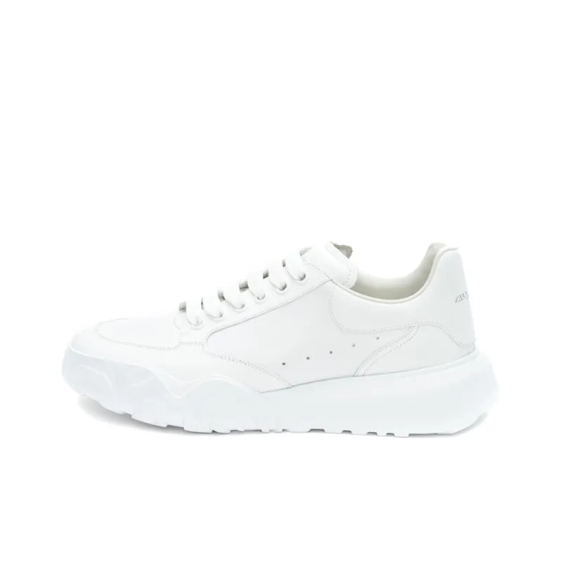 Alexander McQueen Court Trainers 'White Leather'-0