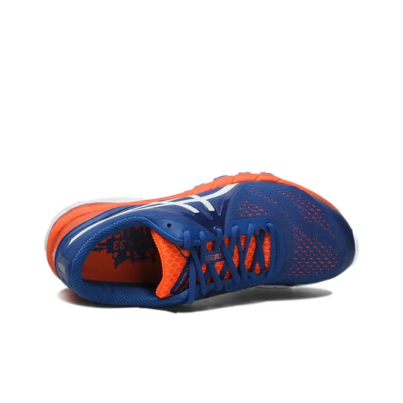 Asics Gel-Excel33 3 Anti-Slip And Wear-Resistant Breathable Low-Top Running Shoes Men's Dark Blue-2