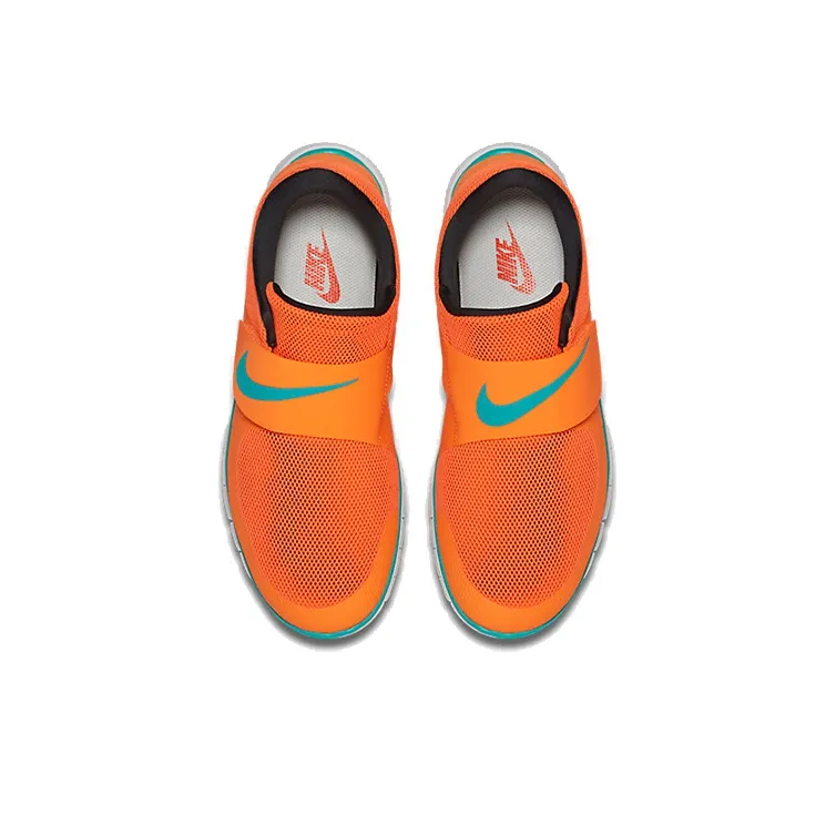 Nike Free Socfly Anti-Slip Wear-Resistant Breathable Lightweight Low-Top Running Shoes Men's Orange/Green/White-3