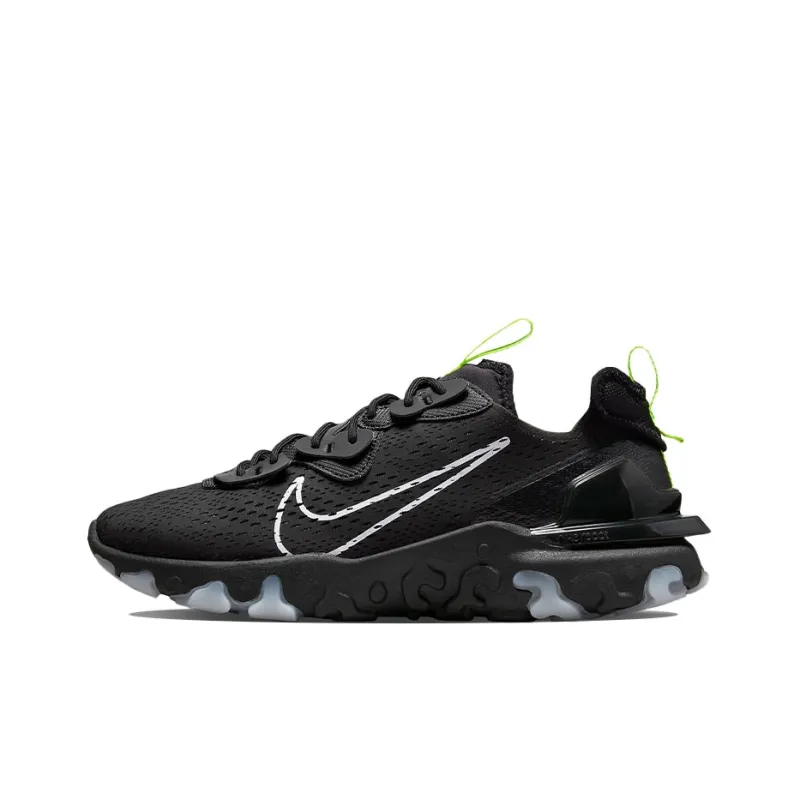 Nike React Vision Black White Volt Reflective Silver-0