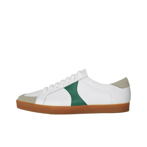 CELINE Wmns Triomphe Low-Top Sneakers White/Green