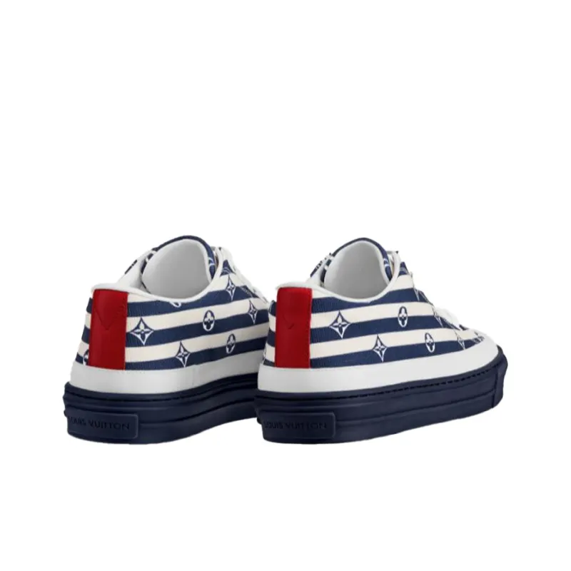 LOUIS VUITTON Stellar Sneakers 'White Navy' Women's-4