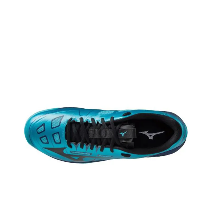 Mizuno Tennis Shoes Unisex Low Top Blue-2