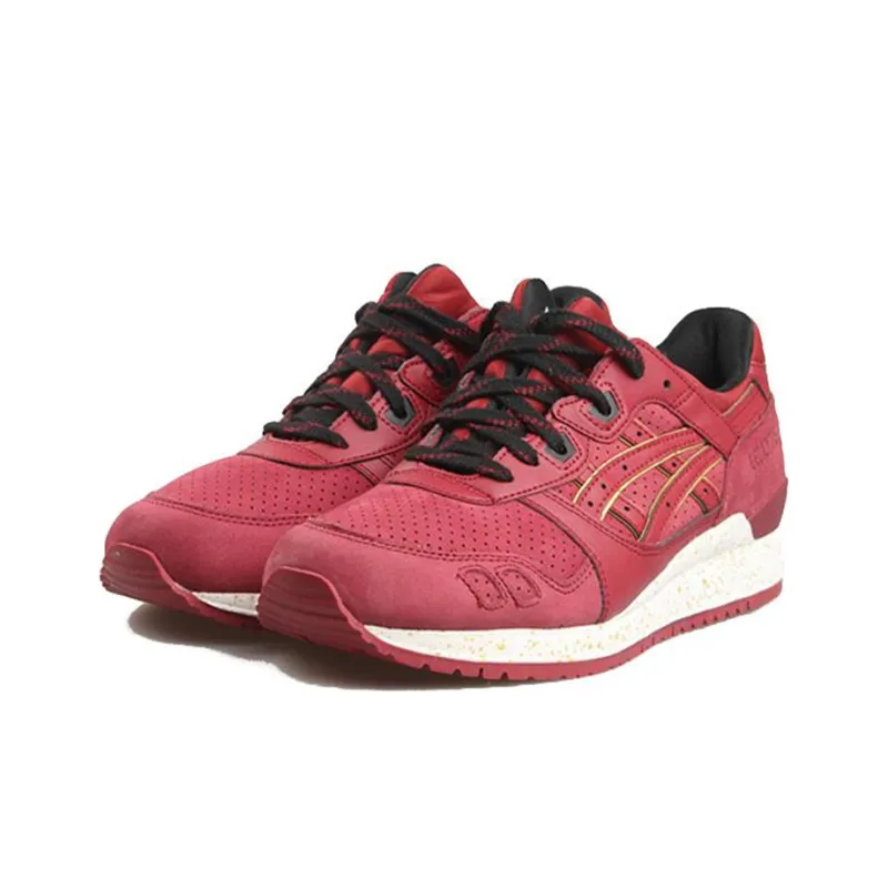 Asics Gel Lyte Iii Burgundy Speckled Midsole Women's-2