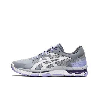 Asics Gel-Netburner Academy 8 Slip-Resistant Breathable Low-Top Running Shoes Women's Gray White