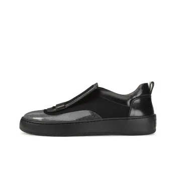 SERGIO ROSSI Skateboard Shoes Men Low-Top Black