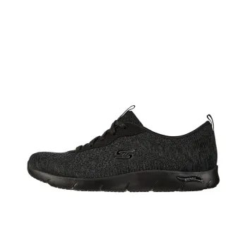 Skechers ARCH FIT REFINE Refine - Lavish Low-Top Casual Shoes Women's All Black