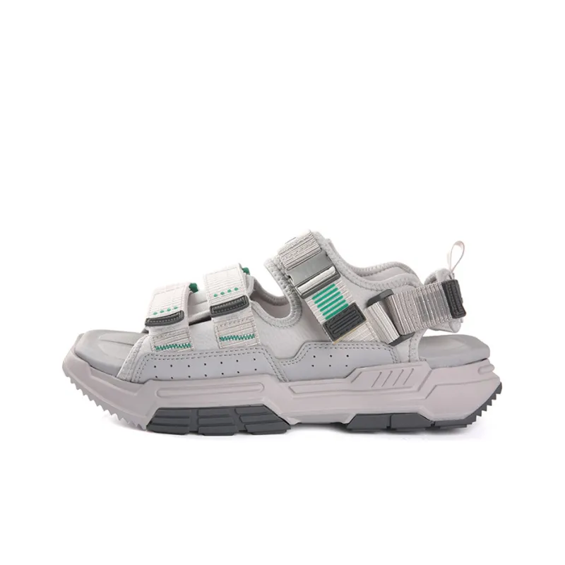 PEAK Beach Sandals Men Gray-0
