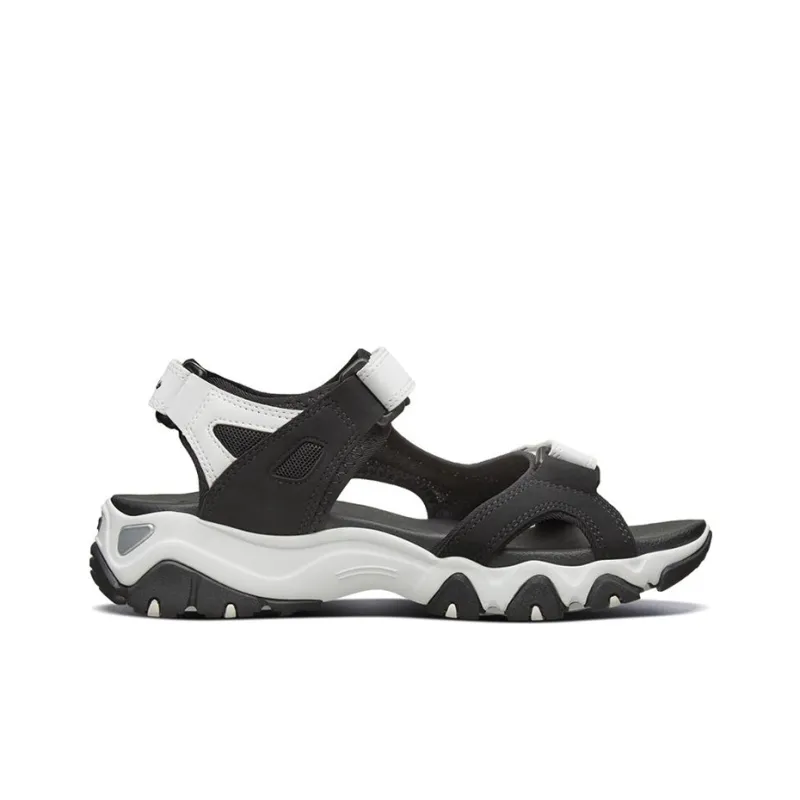 Skechers D Lites 2.0 Sandals 'Black White' Women's-1