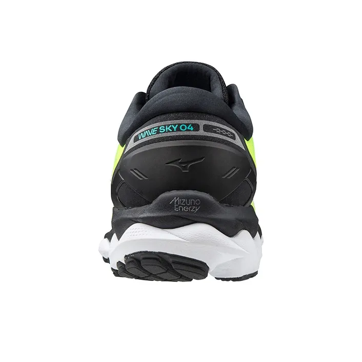 Mizuno Wave Sky 4 Running Shoes Men Low Top Yellow/Black-3