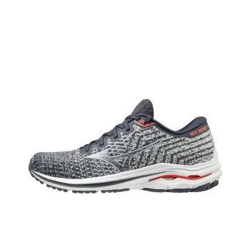 Mizuno Wave Inspire 17 Anti-Slip And Wear-Resistant Breathable Low-Top Running Shoes Women's Gray White