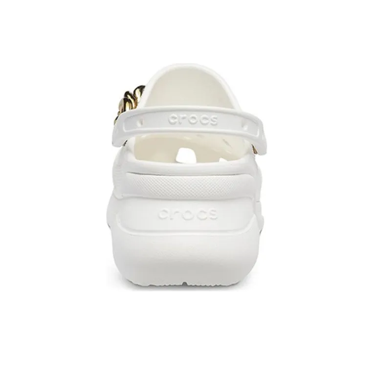 Crocs Retro Chain White Gold Sandals 'White Gold' Women's-3
