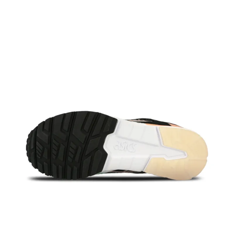Naked x Asics Gel-Lyte V Low-Top Running Shoes Women's Black Orange-4