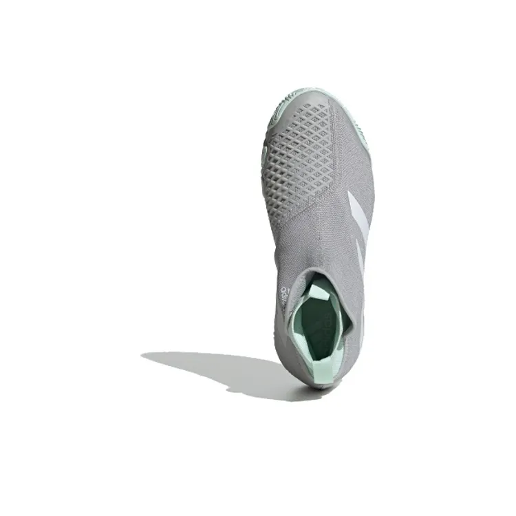 Adidas Stycon Laceless Hard Court Grey Two Dash Green-4