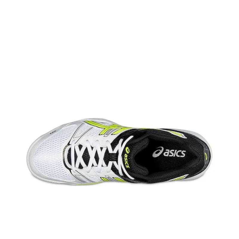 Asics Gel-Rocket 7 Wear-Resistant Low-Top Running Shoes Men's White Black-3