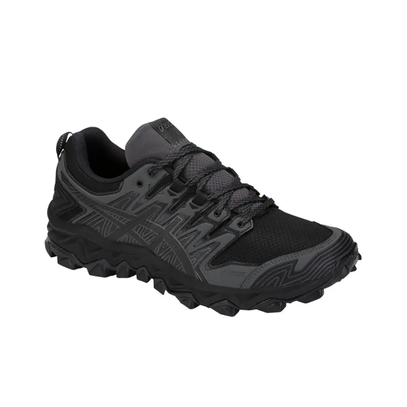 Asics GEL-FujiTrabuco 7 G-TX Wear-Resistant Low-Top Running Shoes Men's Black-3