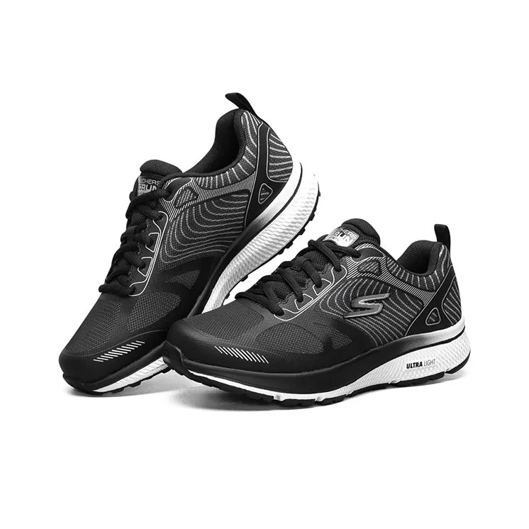 Skechers Go Run Consistent Low Top Sneakers Black Women's-2