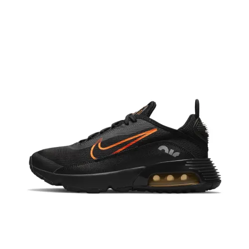 Nike Air Max 2090 Running Shoes Women's Low-Top Black/Orange