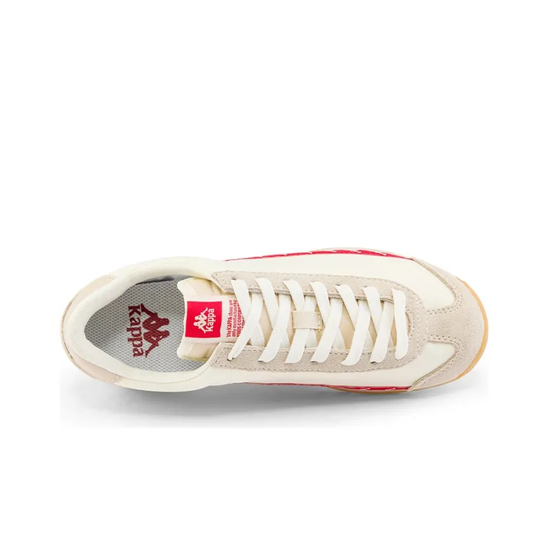 Kappa Coverage Low-Top Training Running Shoes Unisex White Red Khaki Brown-5