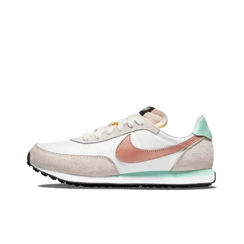 Nike Waffle Trainer 2 Casual Shoes Women's Low-Top White/Pink