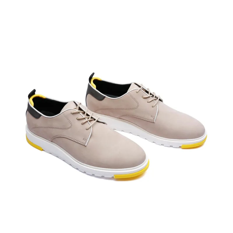 Anthony Miles Skateboard Shoes Men Low Top Light Brown-2
