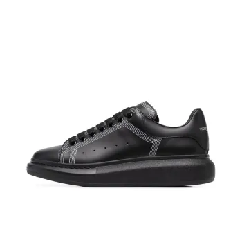 Alexander McQueen Oversized Embroidered Black Silver