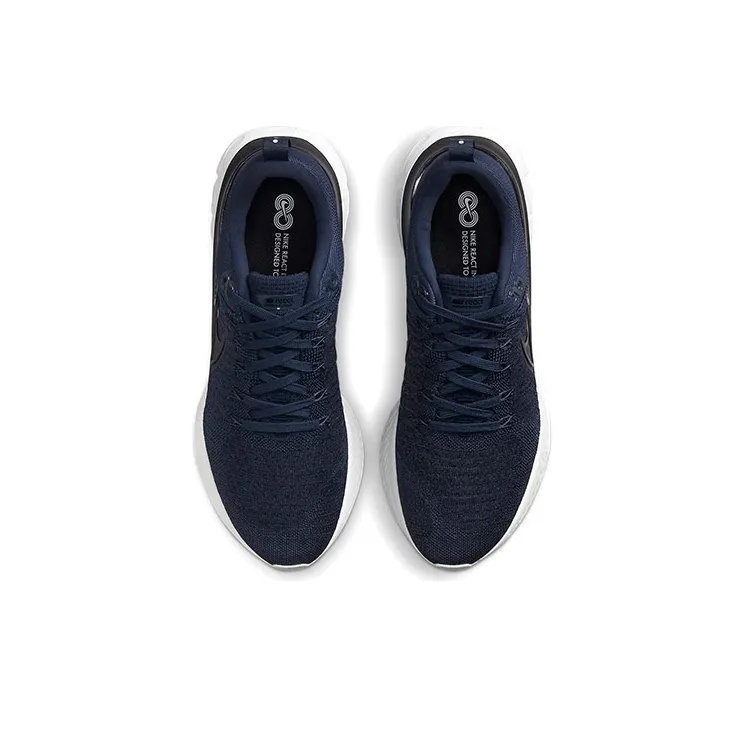 Nike React Infinity Run Flyknit 2 Thunder Blue Navy-3