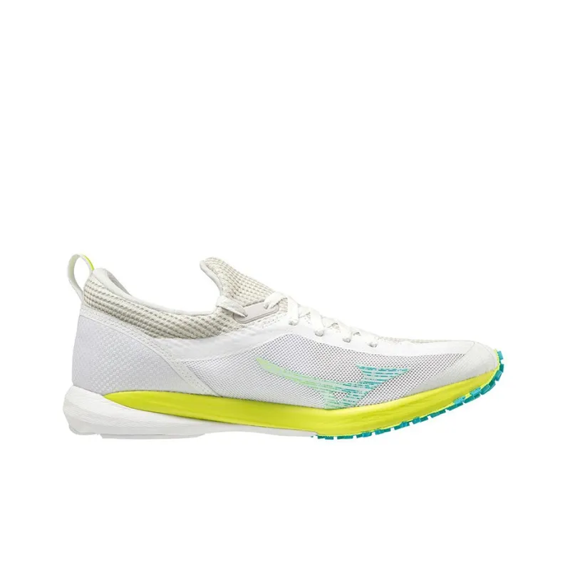 Mizuno Wave Duel 2 Breathable Anti-Slip And Wear-Resistant Low-Top Running Shoes Women's White Blue Yellow-1