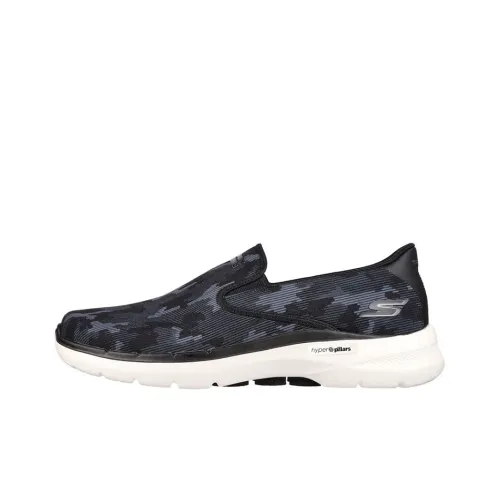 Skechers Go Walk 6 Casual Shoes Men Low-Top Black/Gray
