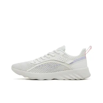 Erke Low Top Sports Casual Shoes Women's Light White