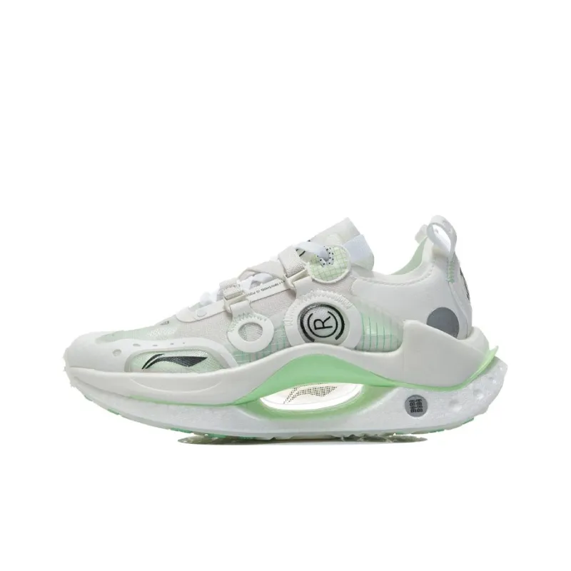 LiNing Jueying CRC Running Shoes Women's Low Top Mist White-0