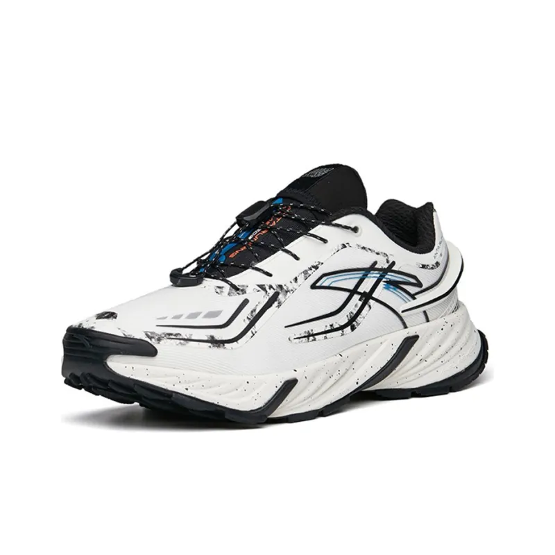 Anta Running Collection Height Increasing Low-Top Running Shoes Men's Black White-1